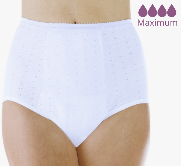 HealthDri Reusable Women's Panties for Heavy Incontinence Protection