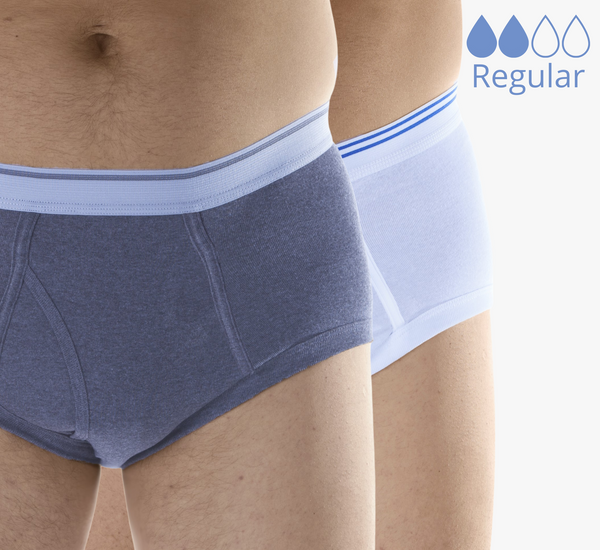 Wearever Reusable Mens Classic Incontinence Briefs Large White